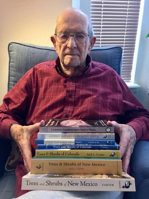 Jack L. Carter sitting in a chair.